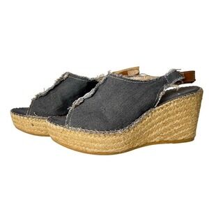 Toni Pons Lugano' Espadrille Wedge Sandal Shoes Made in Spain Sz 39 US 8.5 Boho